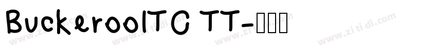 BuckerooITC TT字体转换